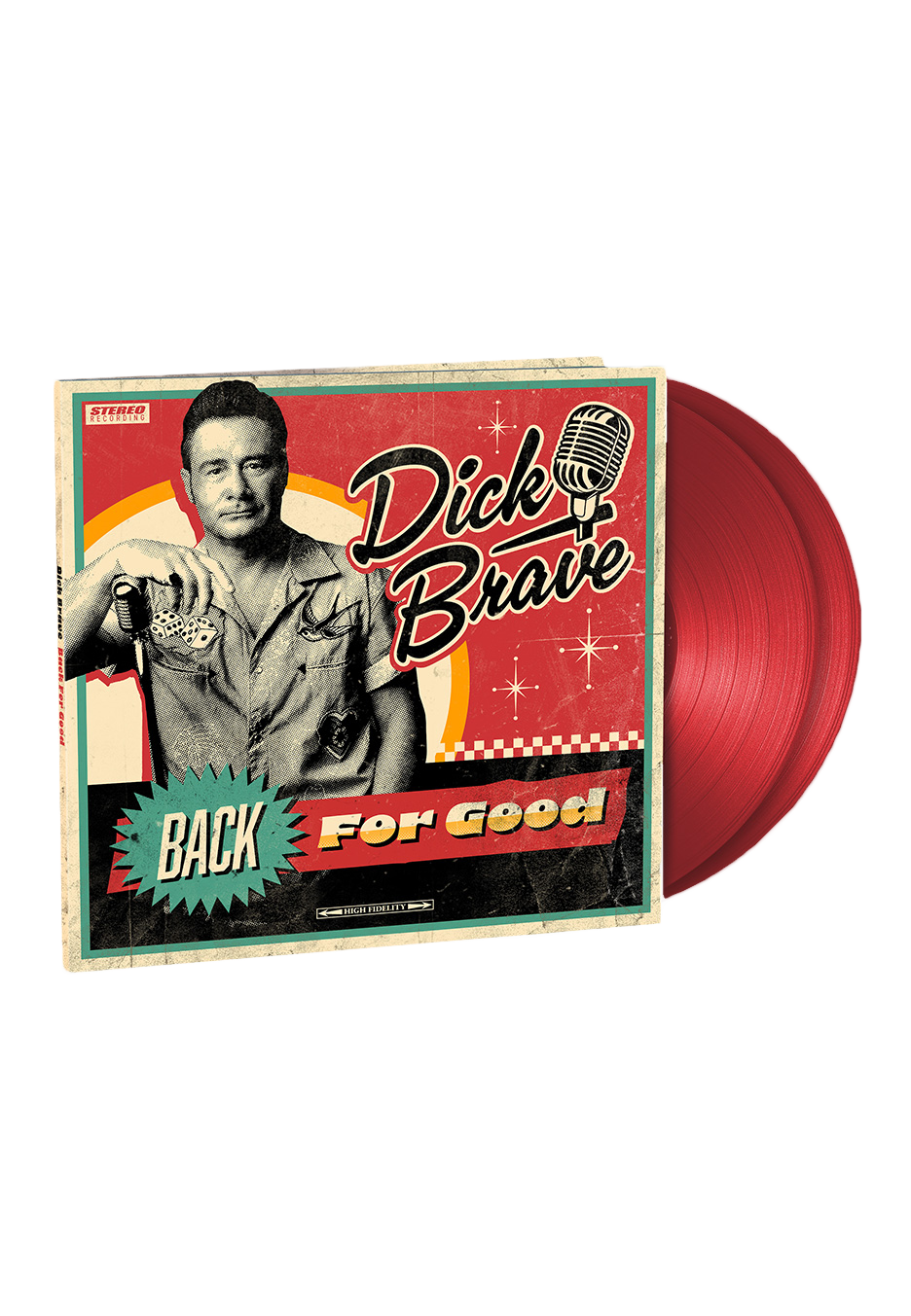 Dick Brave - Back For Good Red - Colored 2 Vinyl | Neutral-Image