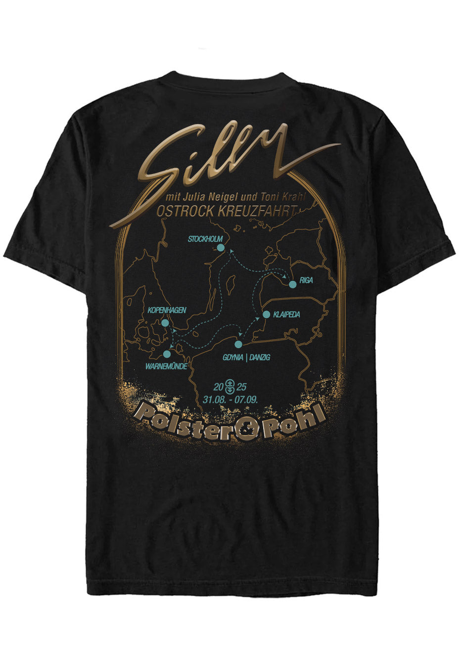 Silly - Ostrock Kreuzfahrt 2025 - T-Shirt | Neutral-Image