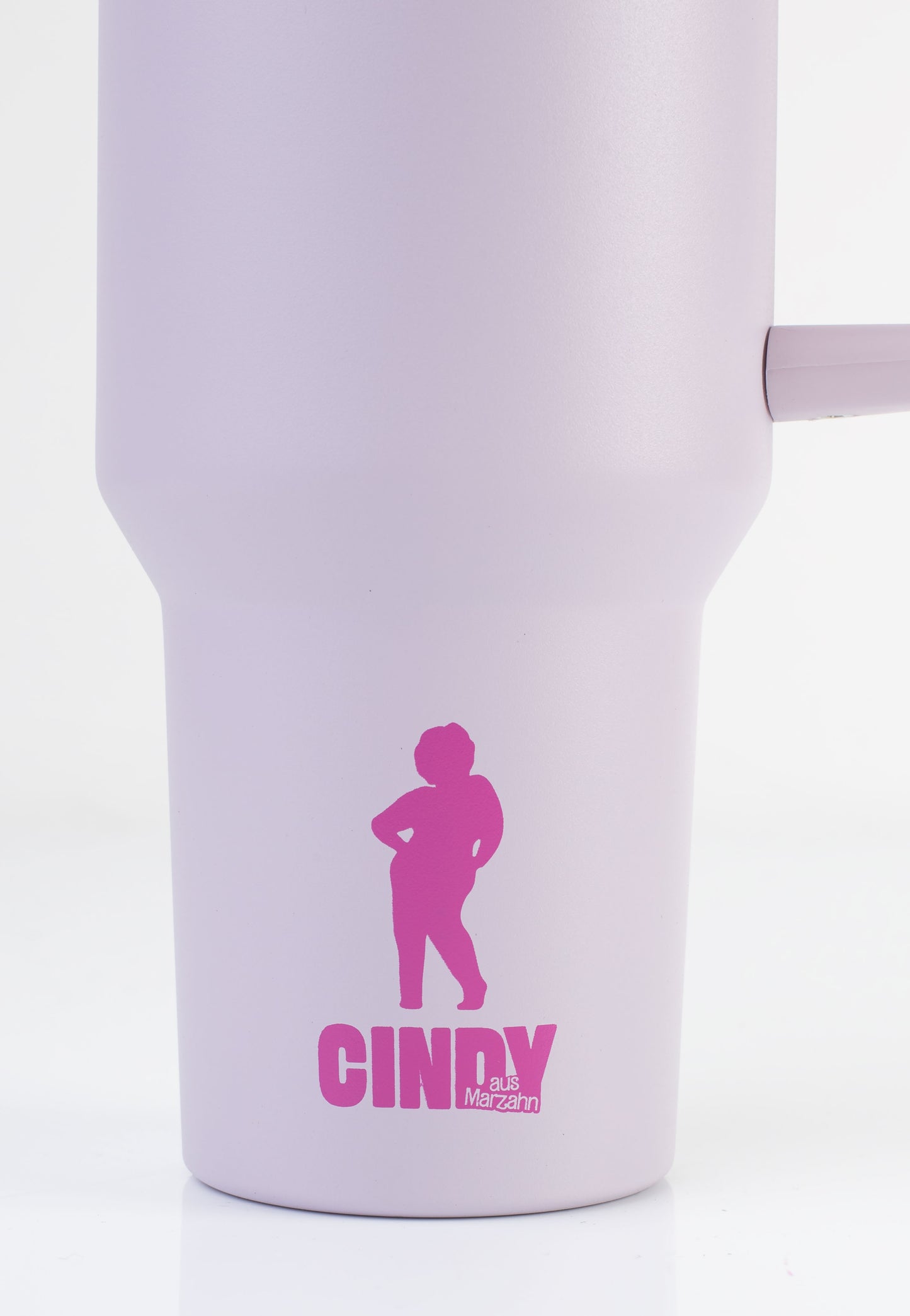 Cindy aus Marzahn - Silhouette - Thermobecher | Neutral-Image